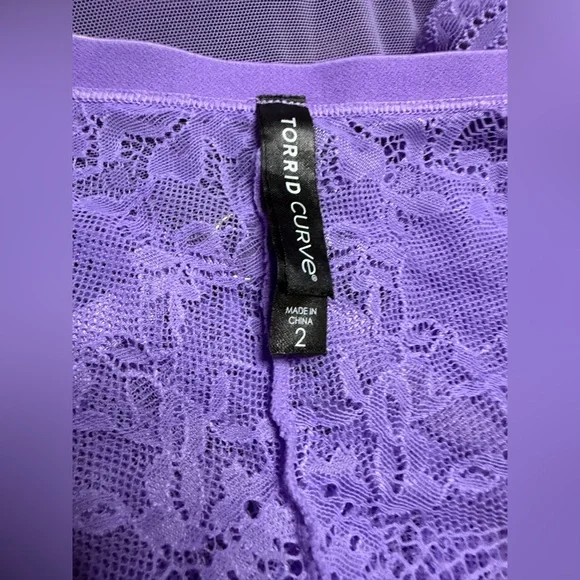 Torrid Curve Strappy Lace Lingerie Set 💜 Size 2 (2X) (Circa 2017-2019) - Picture 4 of 4